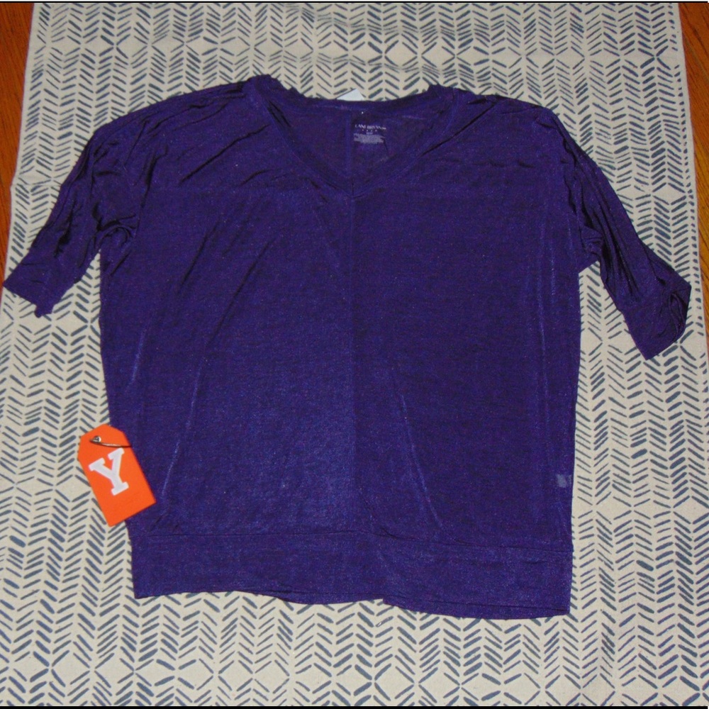 🔥🔥Deep Purple Dolman Top
